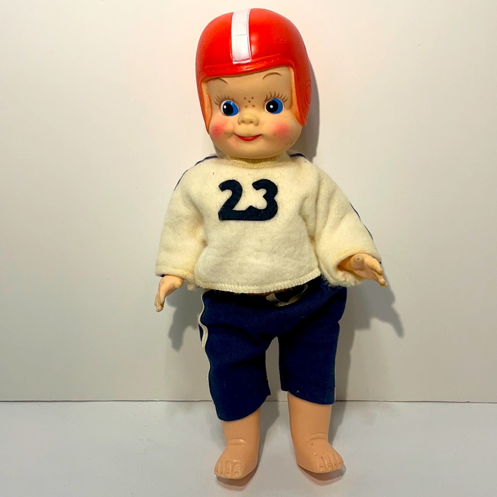 Vintage 1950's Effanbee Mickey Football Doll! In Excellent Vintage Condition!